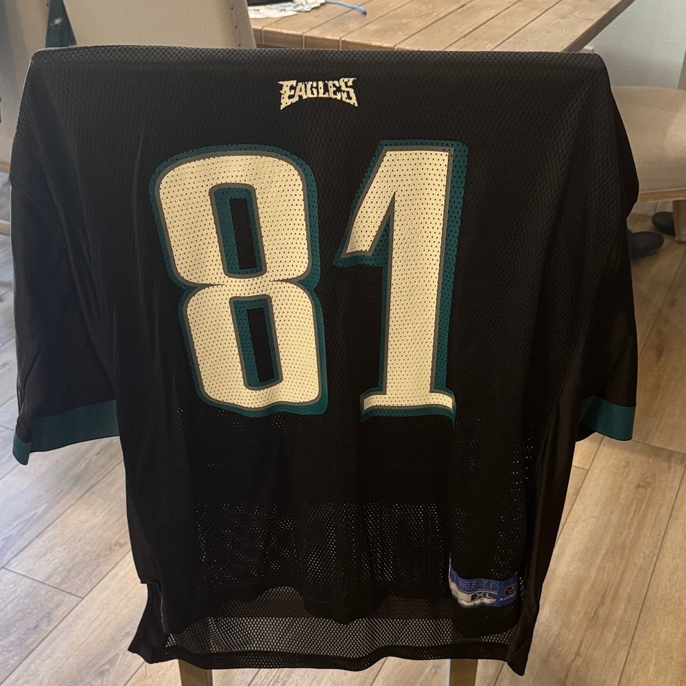 Philadelphia Eagles Terrell Owens # 81 Black Reebok Jersey Size XL